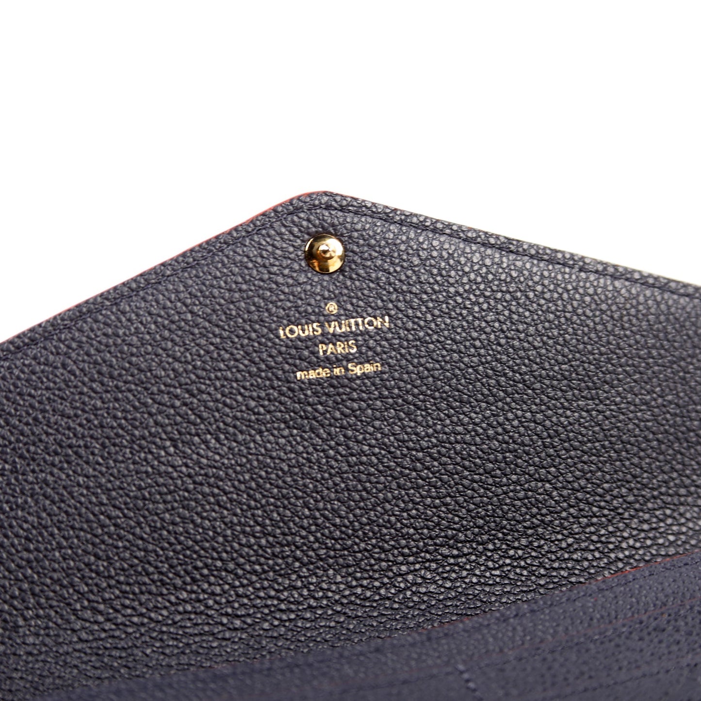 Louis-Vuitton Sarah Wallet Empreinte Navy