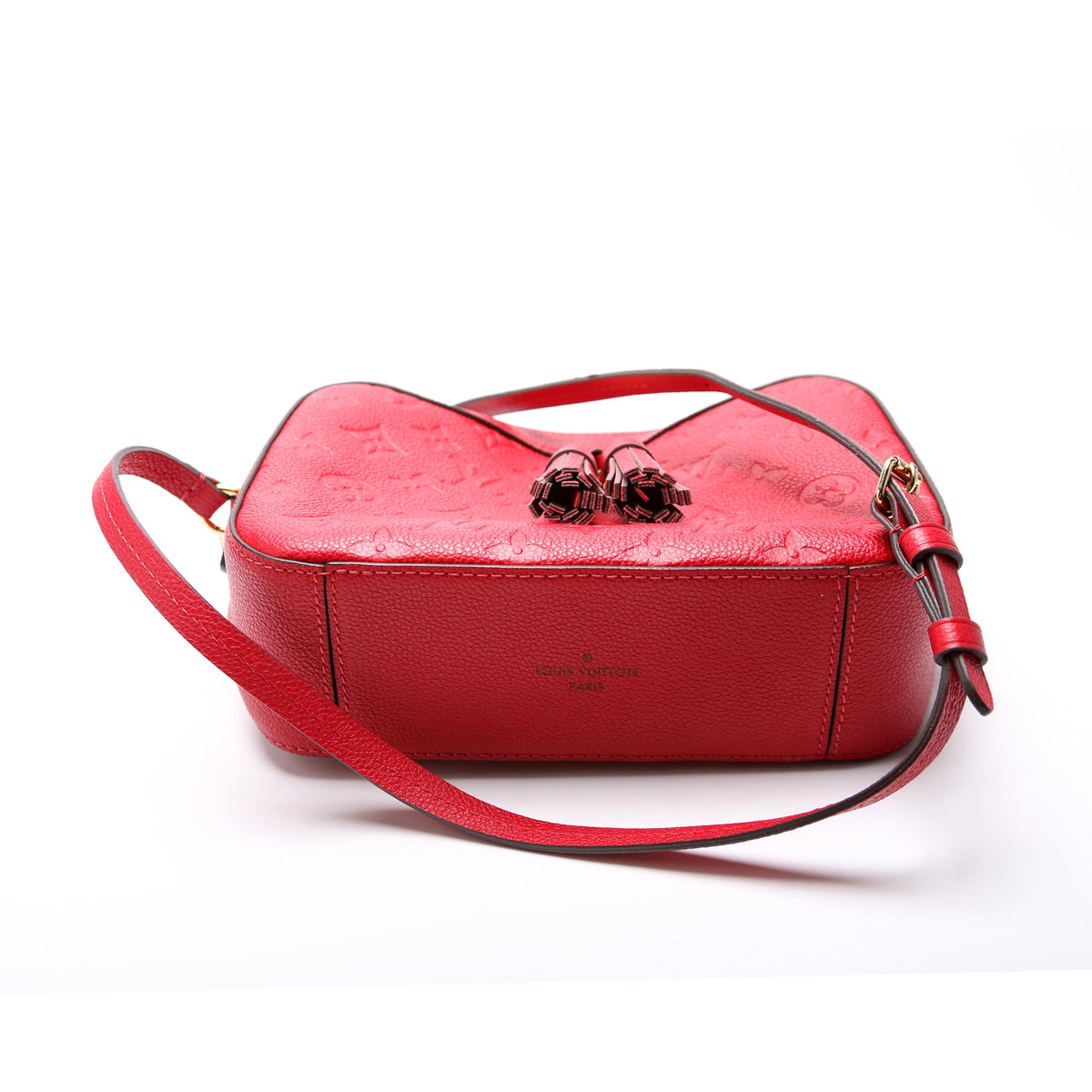Louis-Vuitton Saintonge Empreinte Red