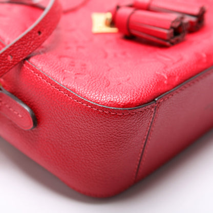 Louis-Vuitton Saintonge Empreinte Red