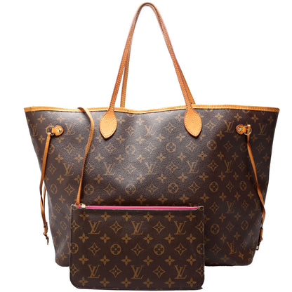 Louis-Vuitton Neverfull With Wallet GM Monogram Berry