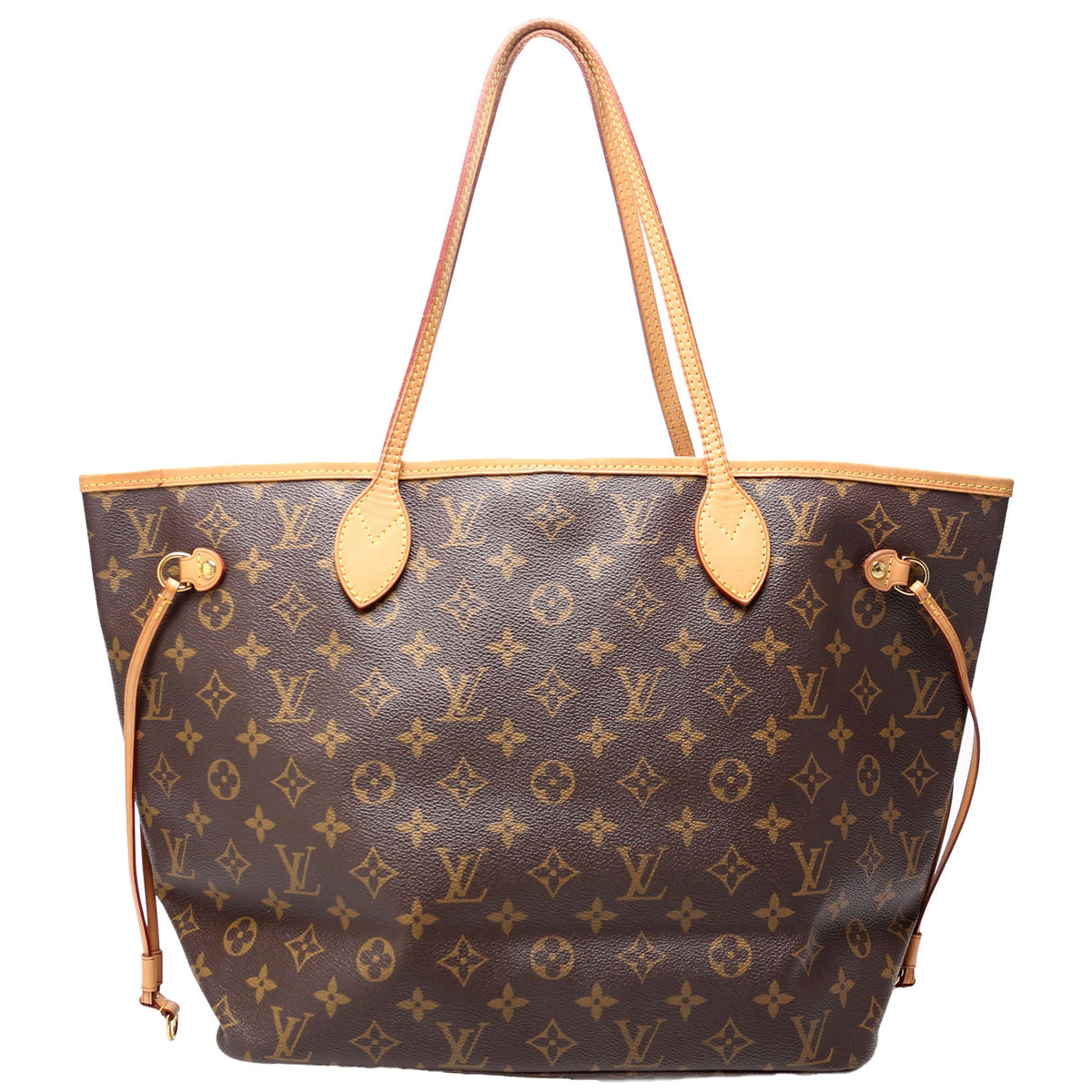 Louis-Vuitton Neverfull MM Monogram Beige