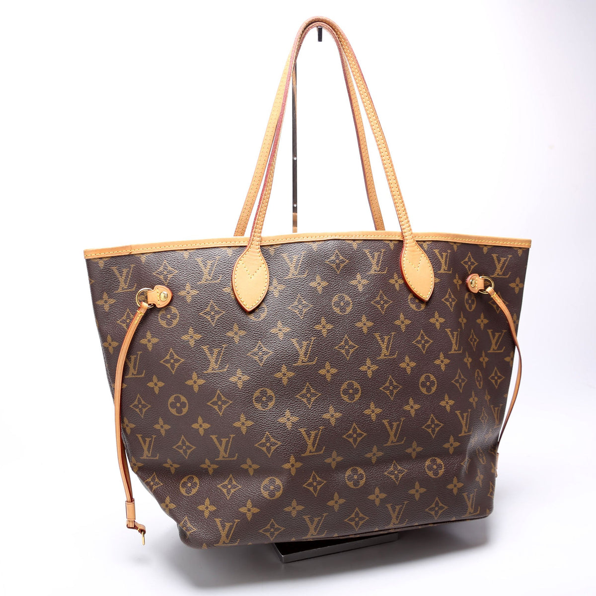 Louis-Vuitton Neverfull MM Monogram Beige
