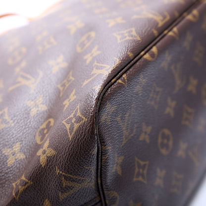 Louis-Vuitton Neverfull MM Monogram Beige