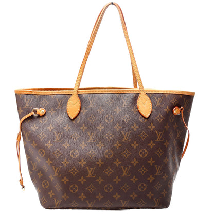 Louis-Vuitton Neverfull MM Monogram Beige