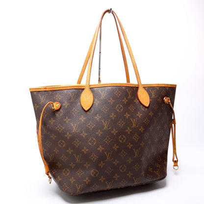 Louis-Vuitton Neverfull MM Monogram Beige
