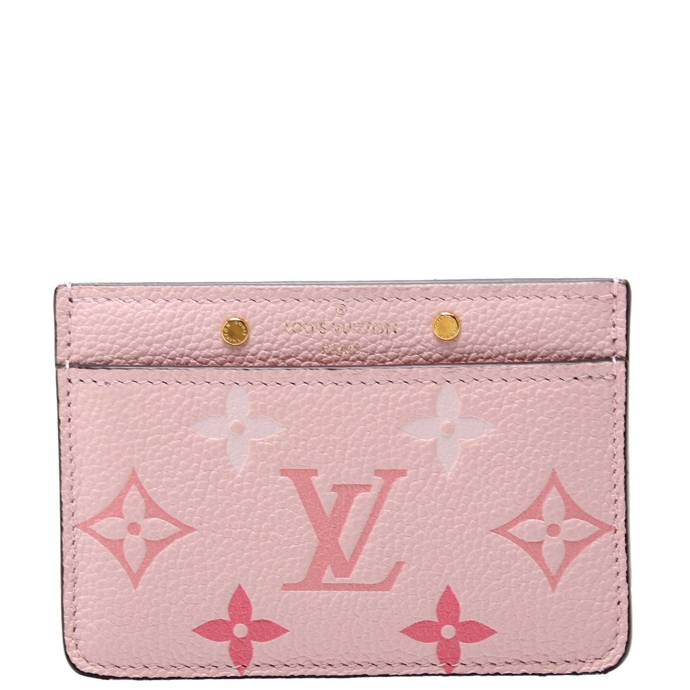 Louis-Vuitton Card Holder Giant Empreinte By The Pool Pink