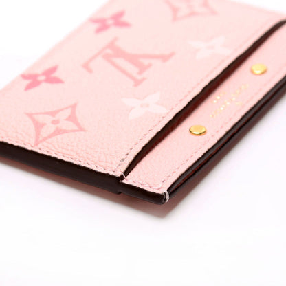 Louis-Vuitton Card Holder Giant Empreinte By The Pool Pink