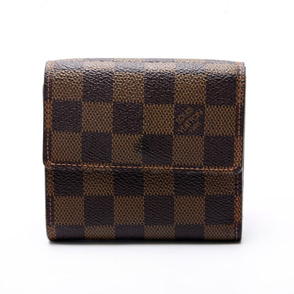 Louis-Vuitton Elise Wallet Damier Brown