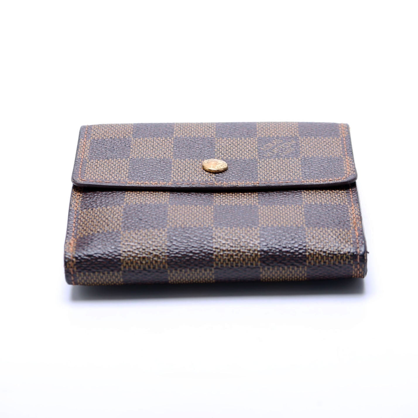 Louis-Vuitton Elise Wallet Damier Brown