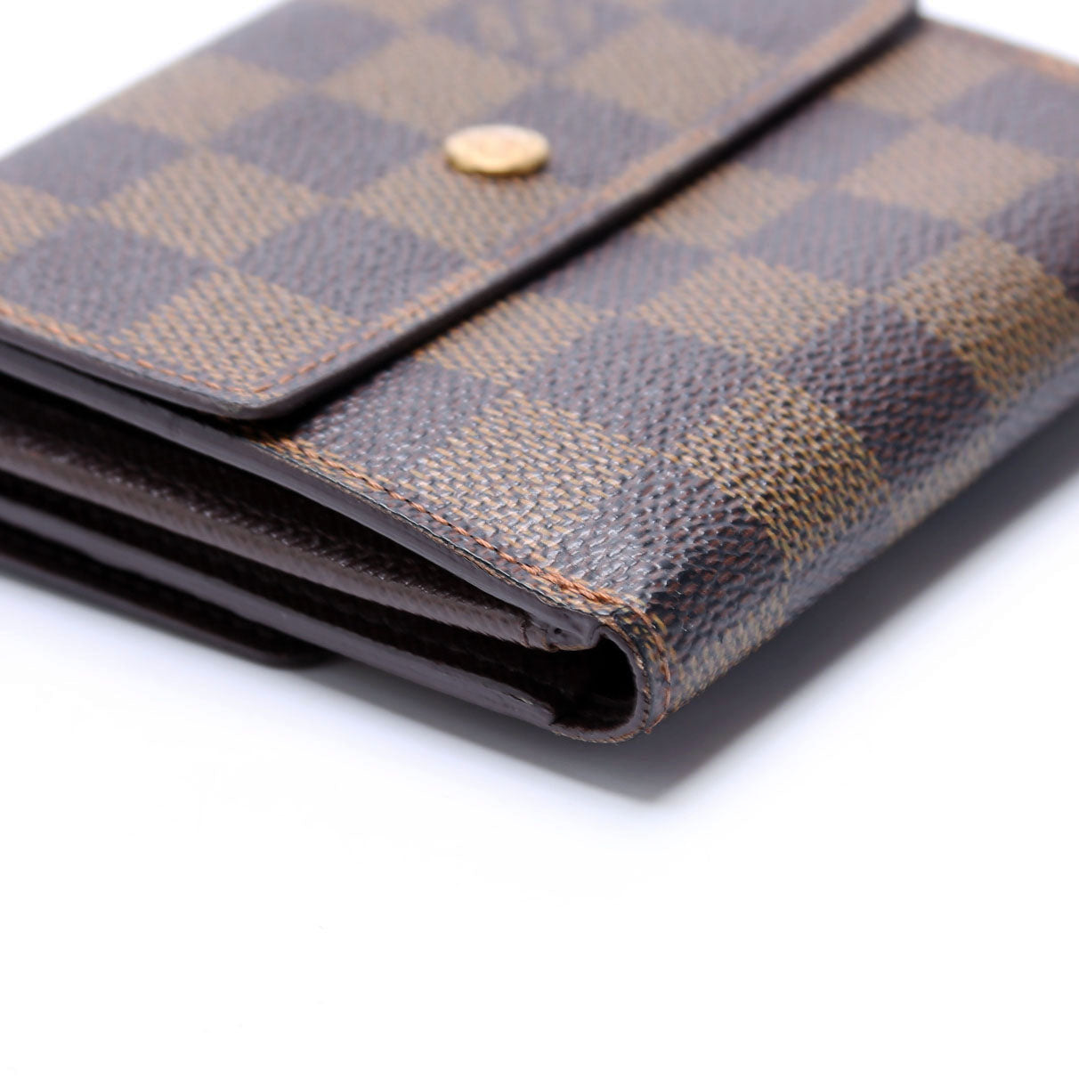 Louis-Vuitton Elise Wallet Damier Brown