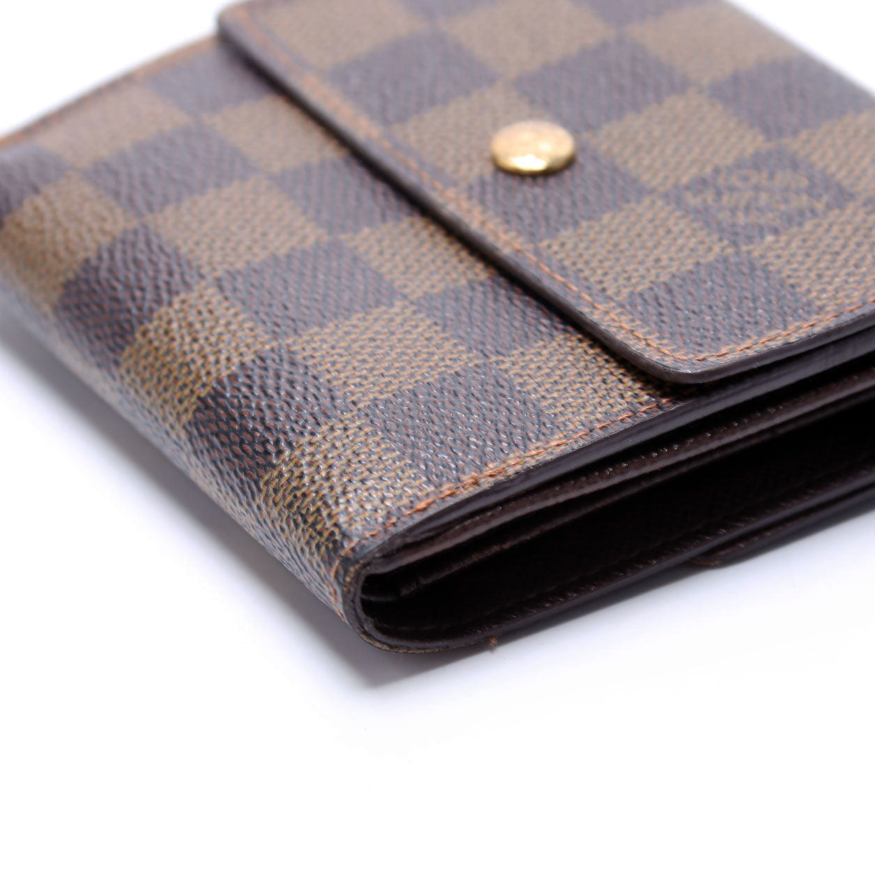 Louis-Vuitton Elise Wallet Damier Brown