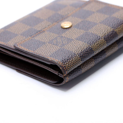 Louis-Vuitton Elise Wallet Damier Brown