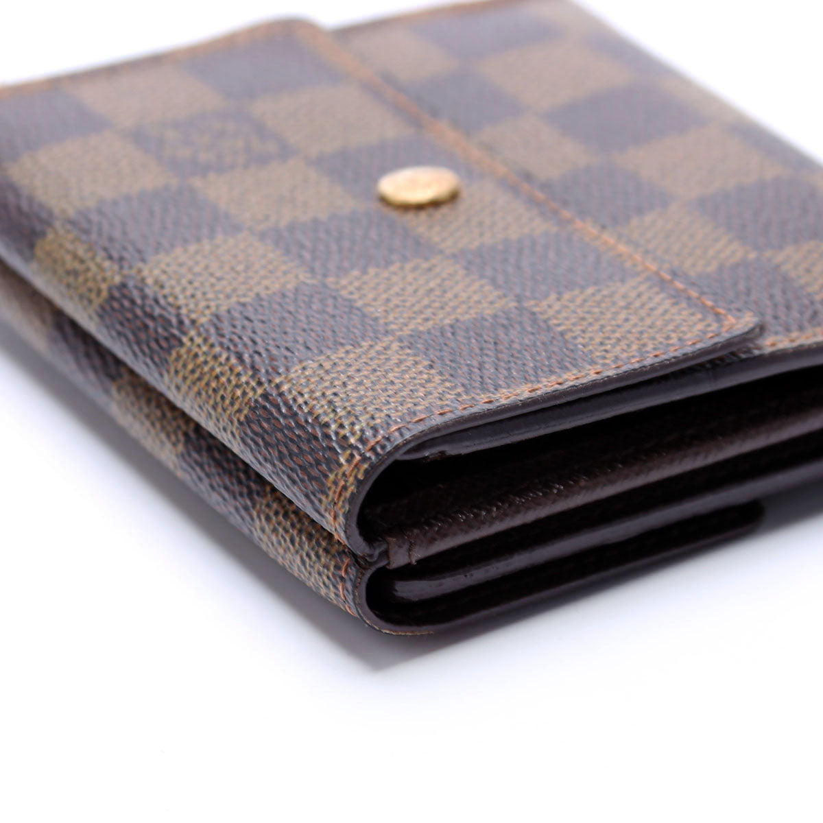 Louis-Vuitton Elise Wallet Damier Brown