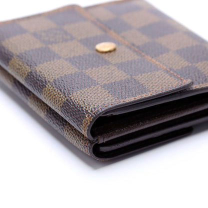 Louis-Vuitton Elise Wallet Damier Brown