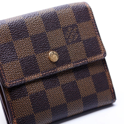 Louis-Vuitton Elise Wallet Damier Brown