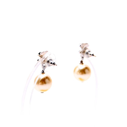 Chanel CC Crystal Pearl Drop
