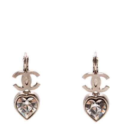 Chanel CC Crystal Heart Drop