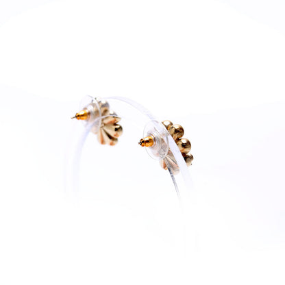 Chanel Crystal CC Flower Studs