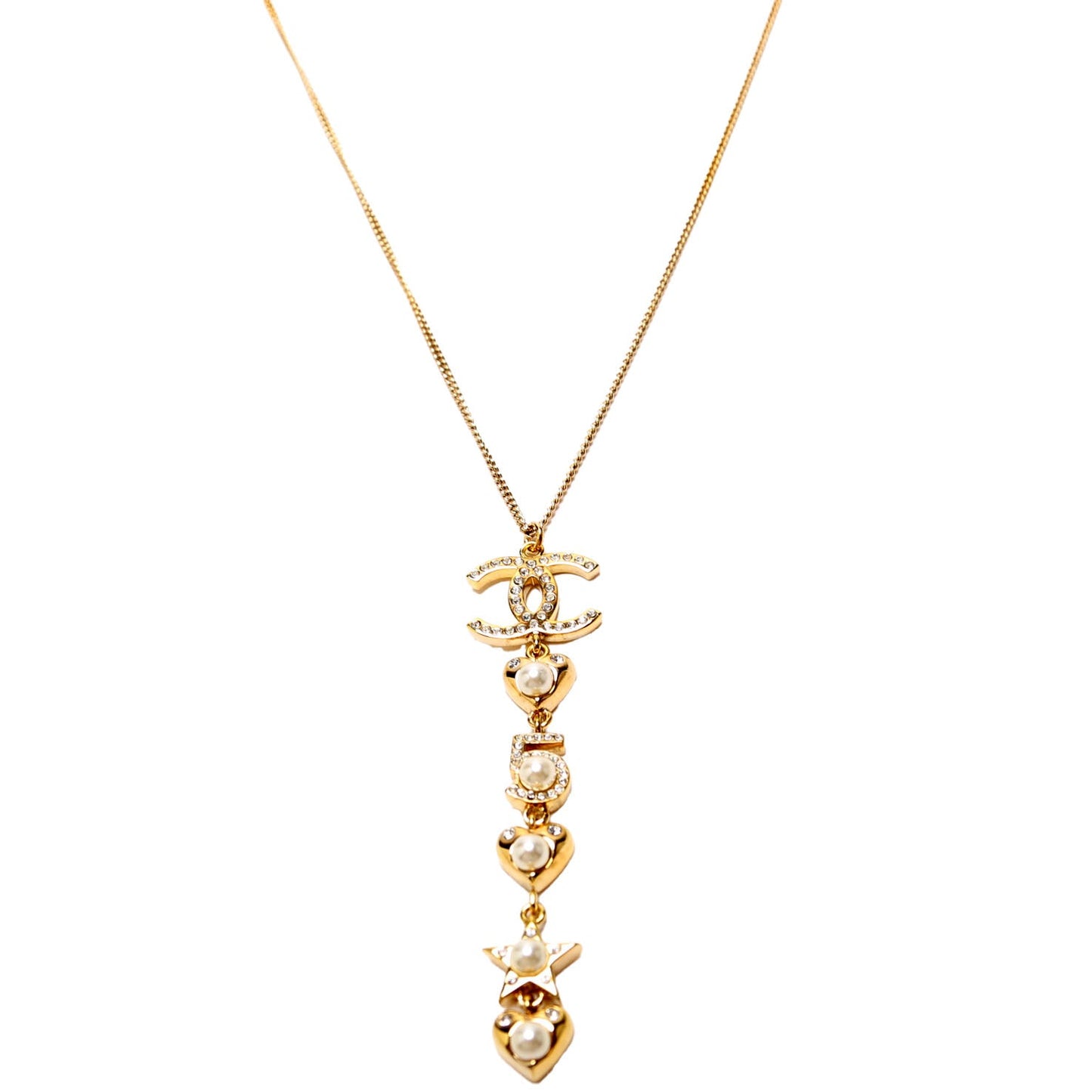 Chanel Crystal CC Charms Drop