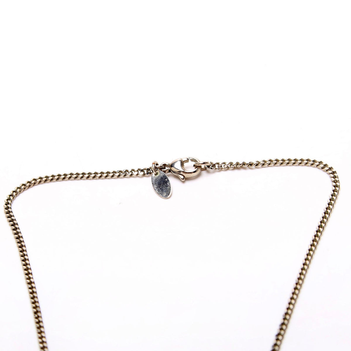 Chanel Crystal CC Heart Pendant