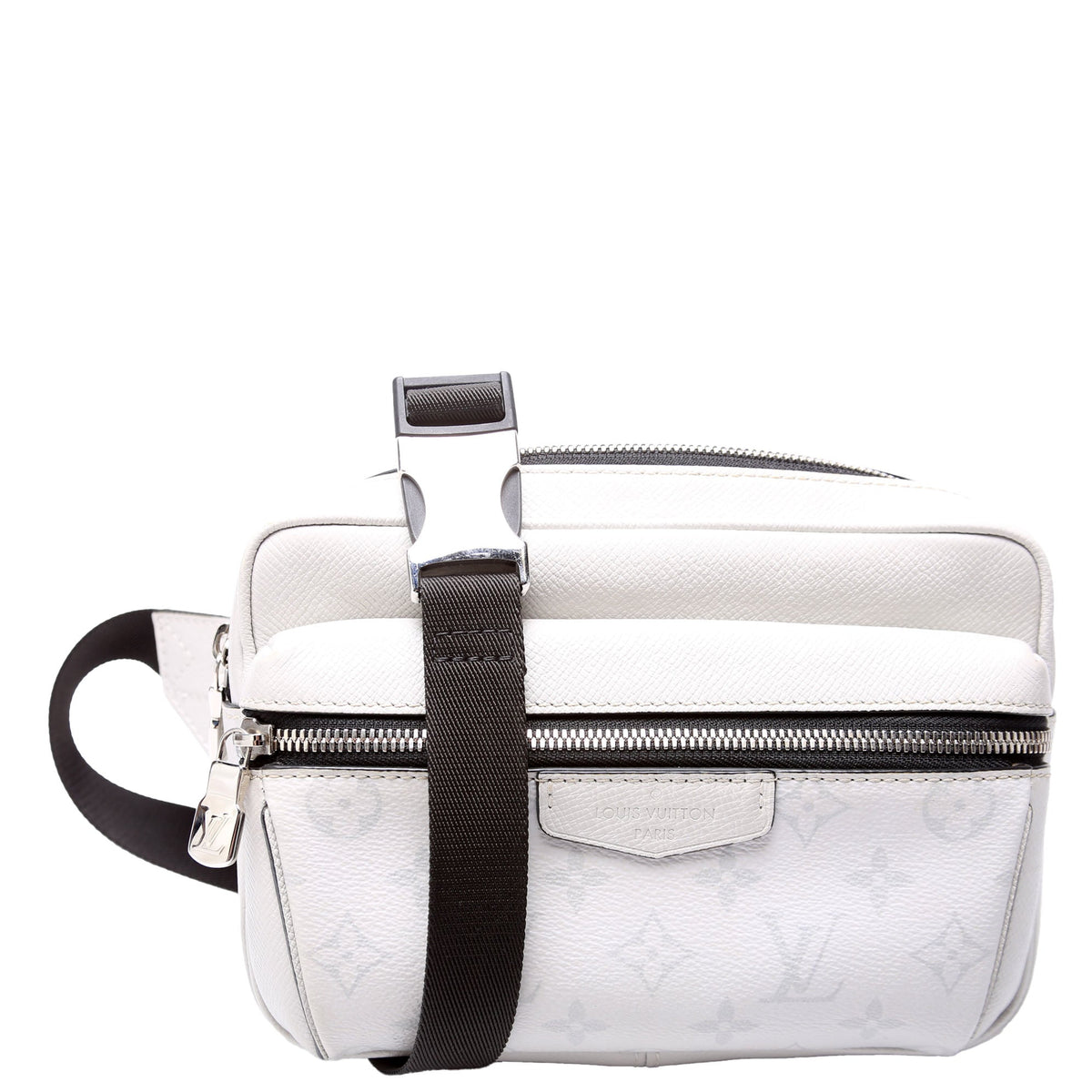 Louis-Vuitton Outdoor Bumbag Taiga/Monogram White