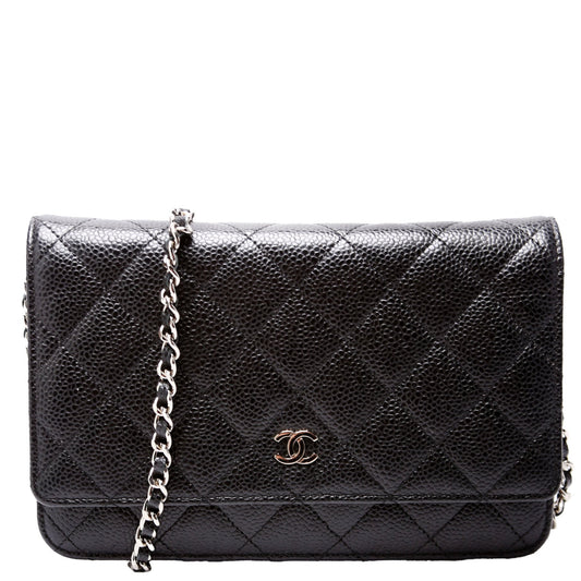 Chanel WOC Classic Quilted Caviar Black