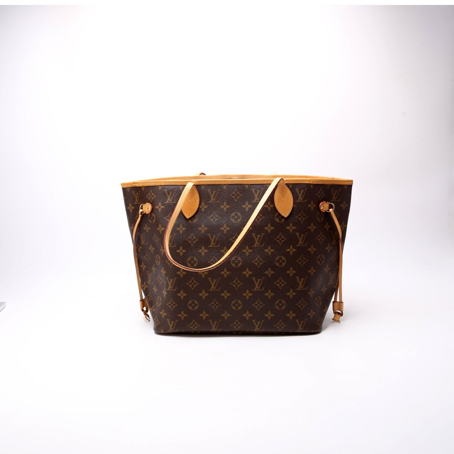 Louis-Vuitton Neverfull MM Monogram Brown/Beige