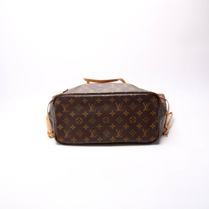 Louis-Vuitton Neverfull MM Monogram Brown/Beige
