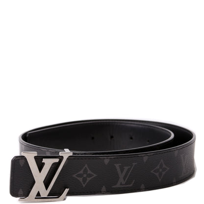 Louis-Vuitton LV Initiales MM Reversible Leather/Monogram Eclipse Belt Size /