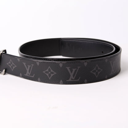 Louis-Vuitton LV Initiales MM Reversible Leather/Monogram Eclipse Belt Size /