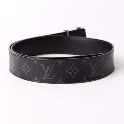 Louis-Vuitton LV Initiales MM Reversible Leather/Monogram Eclipse Belt Size /