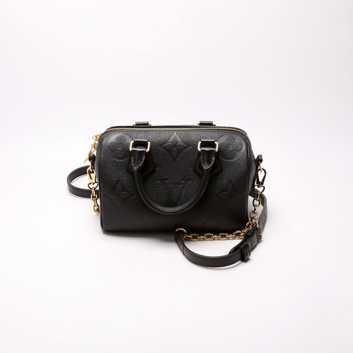 Louis-Vuitton Speedy  Bandouliere Empreinte NM Black