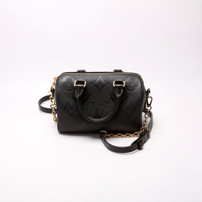 Louis-Vuitton Speedy  Bandouliere Empreinte NM Black