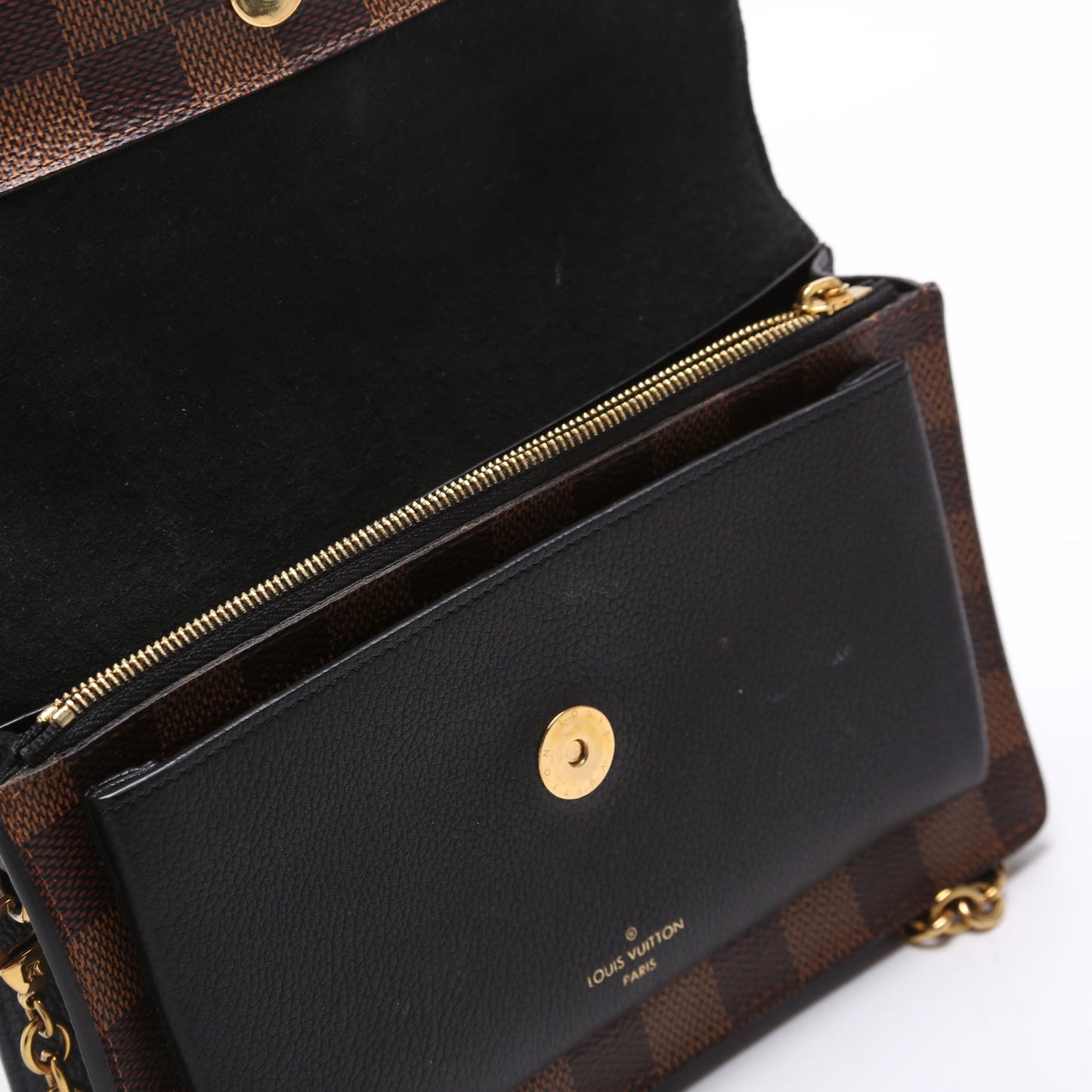 Louis-Vuitton Vavin Chain Wallet Ebene