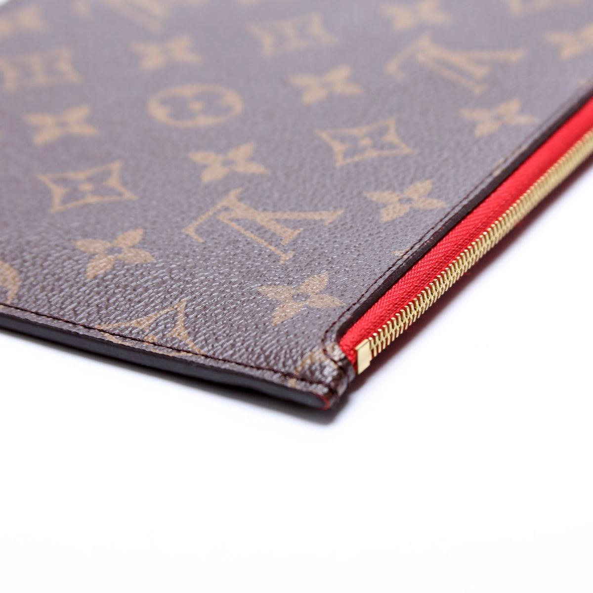 Louis-Vuitton Pochette Only Monogram Neverfull Red