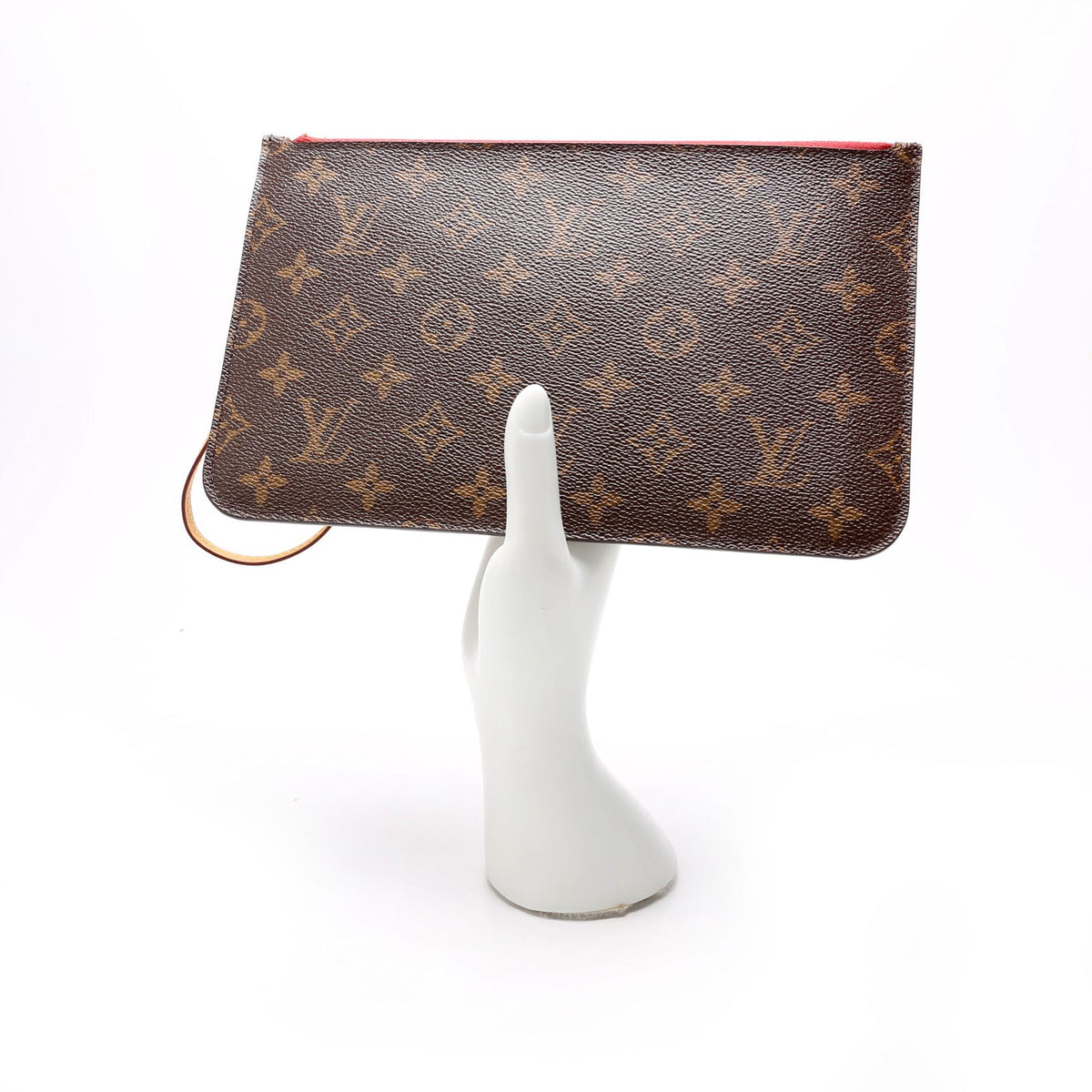 Louis-Vuitton Pochette Only Monogram Neverfull Red