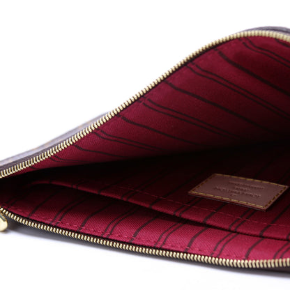 Louis-Vuitton Pochette Only Monogram Neverfull Berry