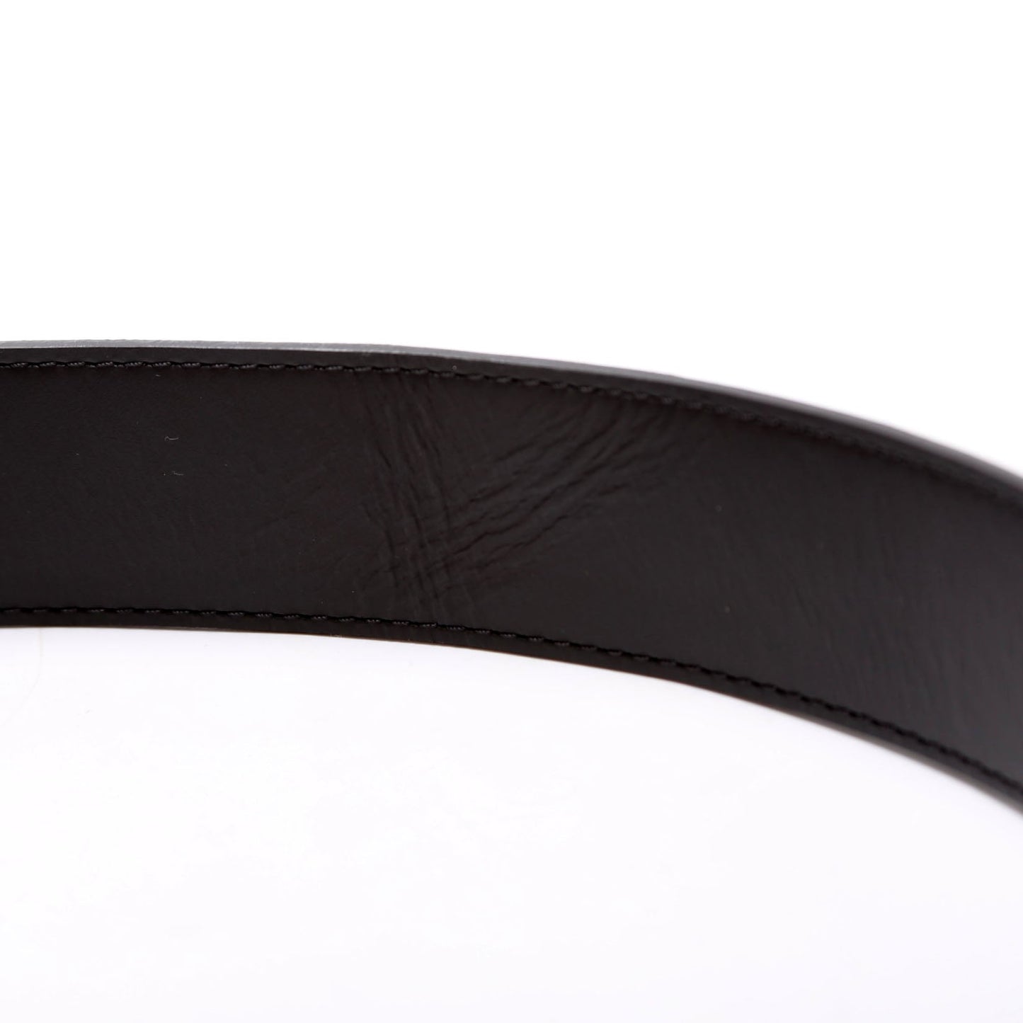 Louis-Vuitton LV Initiales MM Reversible Leather/Monogram Belt Size / Brown/Black