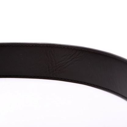 Louis-Vuitton LV Initiales MM Reversible Leather/Monogram Belt Size / Brown/Black