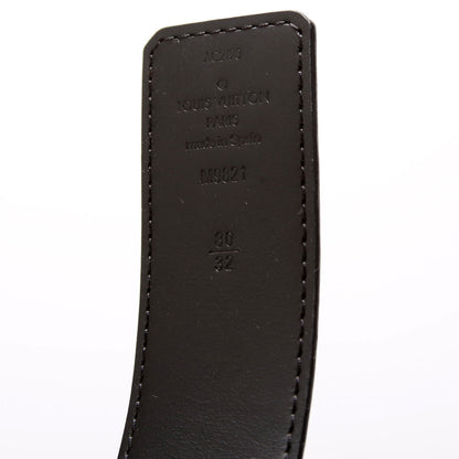 Louis-Vuitton LV Initiales MM Reversible Leather/Monogram Belt Size / Brown/Black