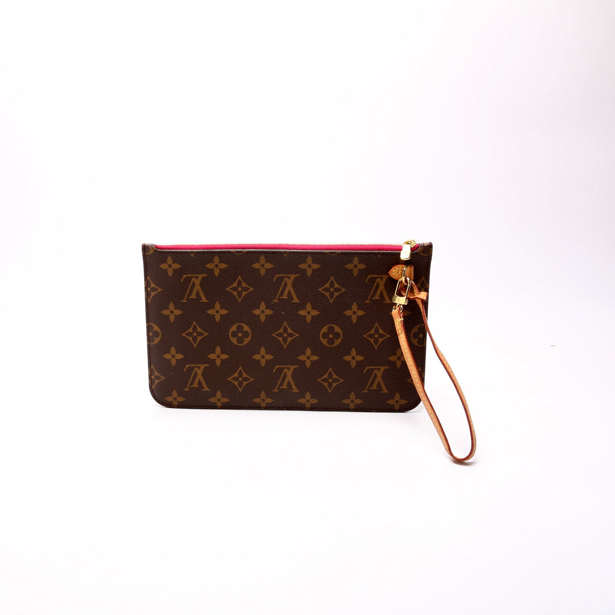 Louis-Vuitton Pochette Only Monogram Neverfull Berry