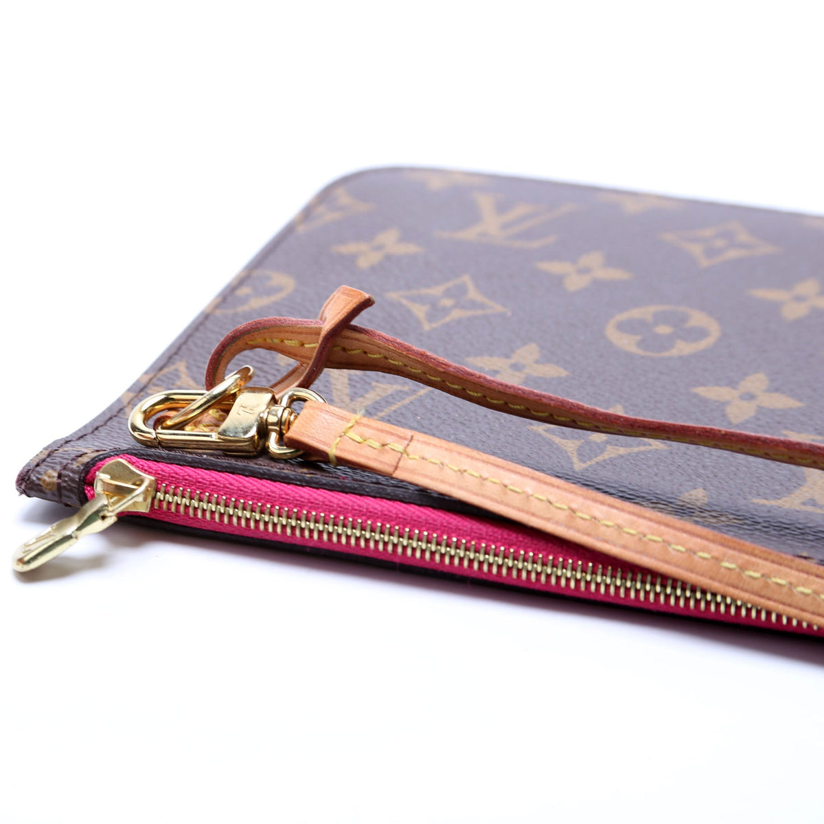 Louis-Vuitton Pochette Only Monogram Neverfull Berry