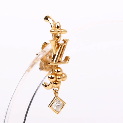 Louis-Vuitton In The Sky Earrings Gold