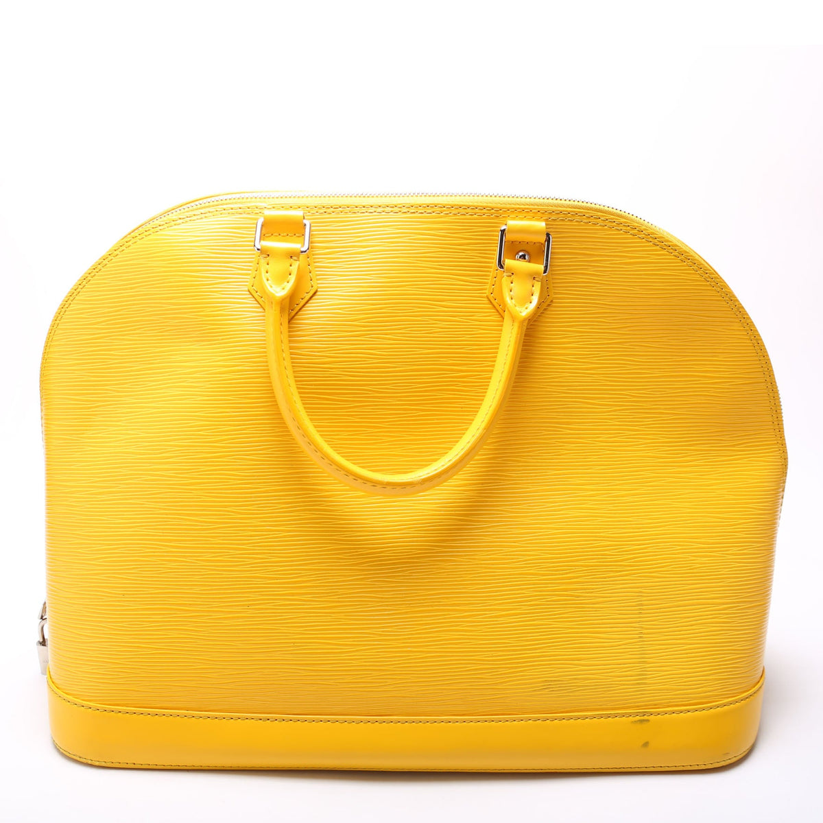 Louis-Vuitton Alma GM Epi Yellow