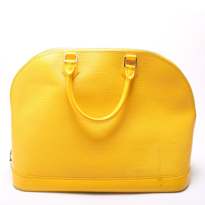 Louis-Vuitton Alma GM Epi Yellow