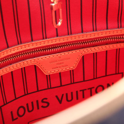 Louis-Vuitton Neverfull MM Monogram Red