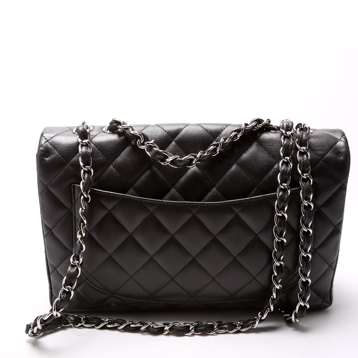 Chanel Classic Flap Jumbo Lambskin 14-16M Black