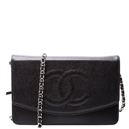 Chanel WOC Timeless CC Caviar Black