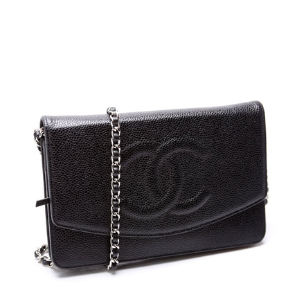 Chanel WOC Timeless CC Caviar Black
