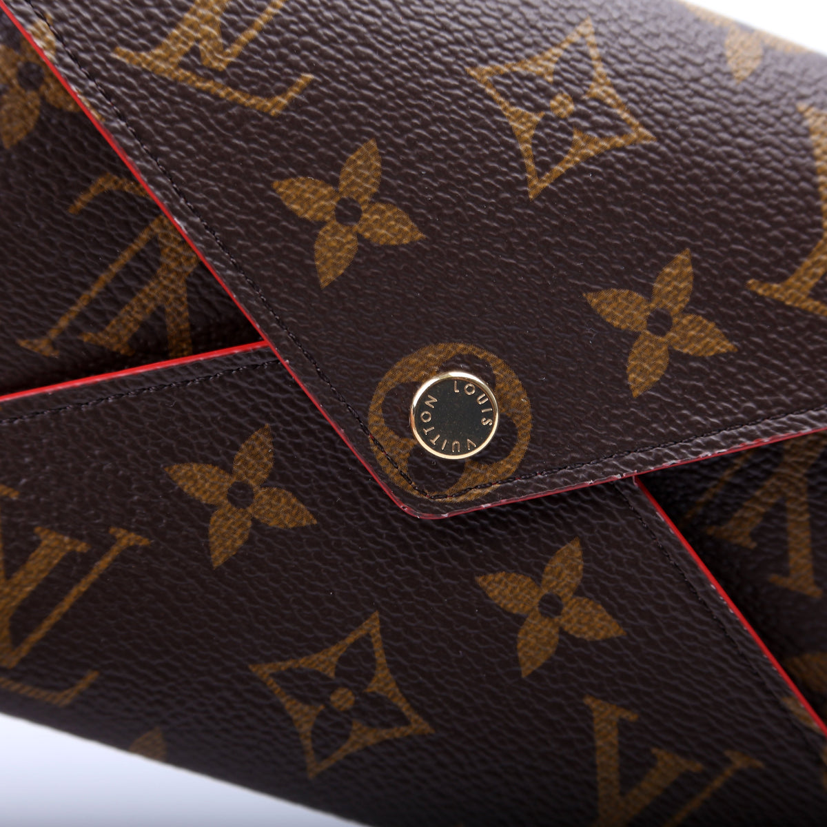 Louis-Vuitton Kirigami Pouch Medium Monogram Red